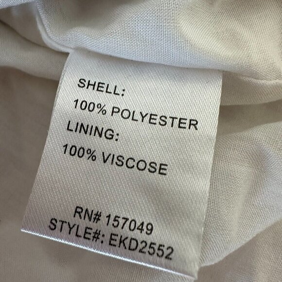 Fanco Tie Back Floral Ruffle Tiered Mini Dress Size S Coquette Boho Cottage - Picture 10 of 12